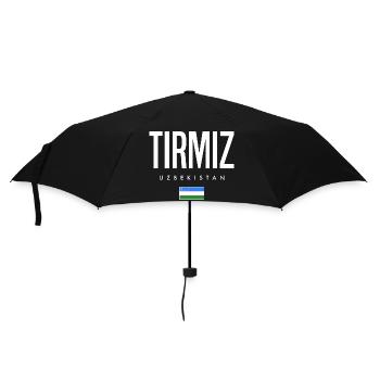Tirmiz Usbekistan - Regenschirm (klein) - Schwarz - Vorne