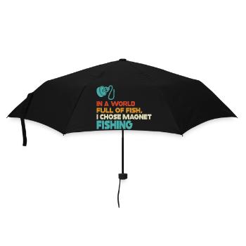 Neodymium Magnet Fishing Magnetic Fisher - Umbrella (small) - black - Front