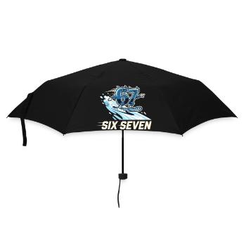 67 Meme Snowboard Winter Sports - Umbrella (small) - black - Front