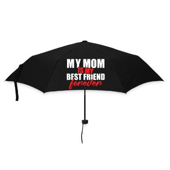 Mom Is My Best Friend Forever Shirt - Umbrella (small) - black - Front