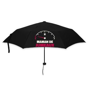 Maman de Jumeaux Jauge Essence Humour Fatigue  - Parapluie standard - noir - Devant