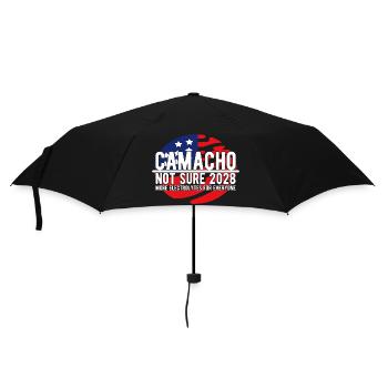 Camacho 2028 Emblem Parody Funny Not Sure - Umbrella (small) - black - Front