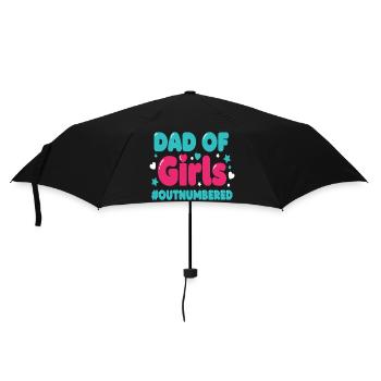 Papa des filles en infériorité numérique Papa fille - Parapluie standard - noir - Devant
