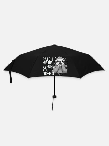 Paresseux de cybersécurité Patch Me Up - Parapluie standard - noir