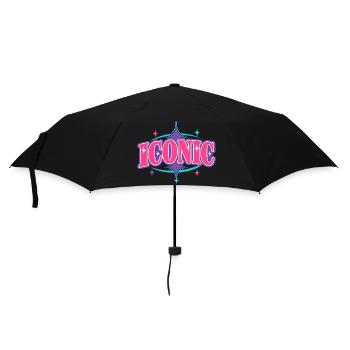 Iconic – Chunky Y2K Retro Serif Statement Vector - Umbrella (small) - black - Front