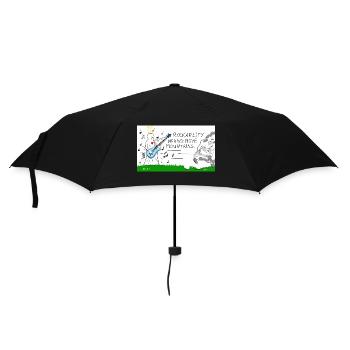 Rockability means move mountains. - Umbrella (small) - black - Front