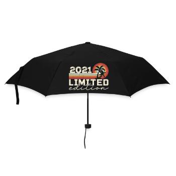 Vintage 2021 Cadeau Anniversaire 2021 Retro 2021 - Parapluie standard - noir - Devant