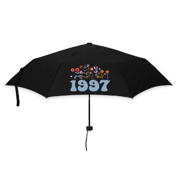 1997 Floral Pattern 1997 Floral Theme Floral 1997 - Umbrella (small) - black - Front