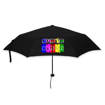 Super-Sentai - Regenschirm (klein) - Schwarz - Vorne