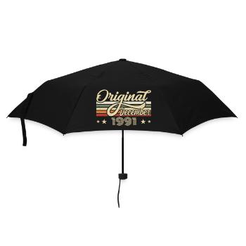 Décembre 1991 - Cadeau d’anniversaire Décembre 1991 - Parapluie standard - noir - Devant