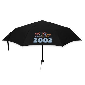 2002 Floral Pattern 2002 Floral Theme Flowers 2002 - Umbrella (small) - black - Front