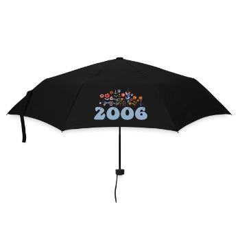2006 Floral Pattern 2006 Floral Theme Flowers 2006 - Umbrella (small) - black - Front