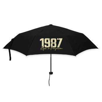Original 1987 Rétro 1987 Cadeau d’anniversaire 1987 - Parapluie standard - noir - Devant