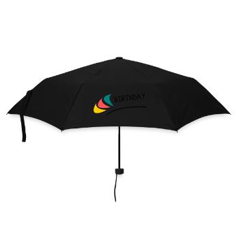 JAHRESTAG. ALLES GUTE ZUM GEBURTSTAG!. ALLES GUTE ZUM GEBURTSTAG!. - Regenschirm (klein) - Schwarz - Vorne