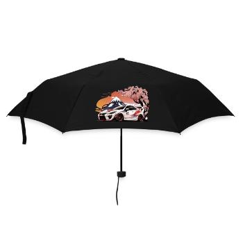 Driven Elegance - Japanese Car Enthusiast - Umbrella (small) - black - Front