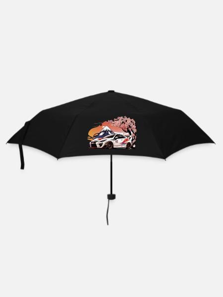 Driven Elegance - Japanese Car Enthusiast - Umbrella (small) - black
