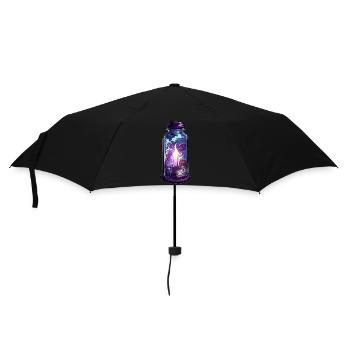 Dessin de bouteille de bougie mystique - Parapluie standard - noir - Devant