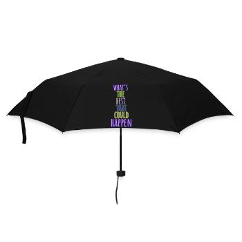 Whats The Best That Could Happen - Umbrella (small) - black - Front
