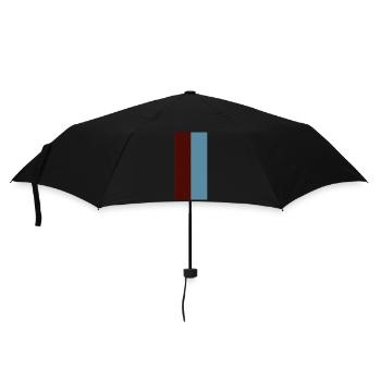 Couleurs Rouge Bleu - Parapluie standard - noir - Devant