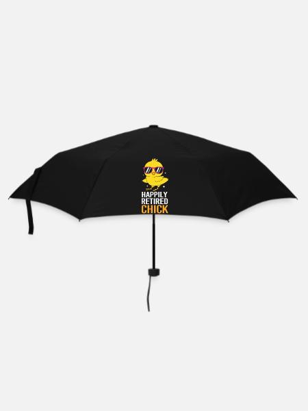 Krankenschwester Rente - Regenschirm (klein) - Schwarz