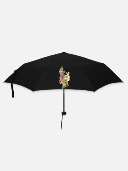 Mael - der Kuchen-Einsatz! / - Regenschirm (klein) - Schwarz