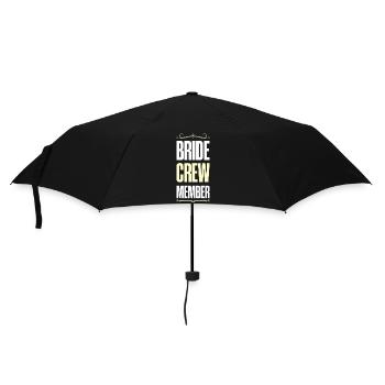 Bride Crew - Umbrella (small) - black - Front