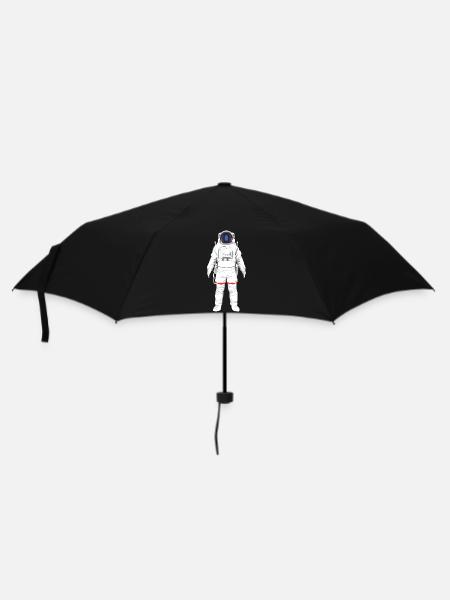 Astronautenanzug Illustration - Regenschirm (klein) - Schwarz