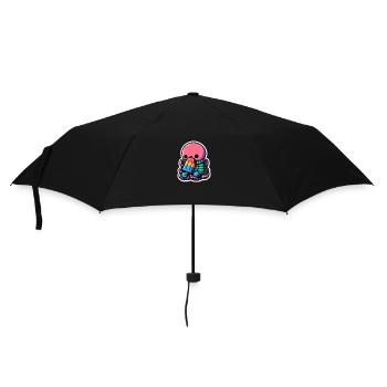 Popsicle octopus - Regenschirm (klein) - Schwarz - Vorne