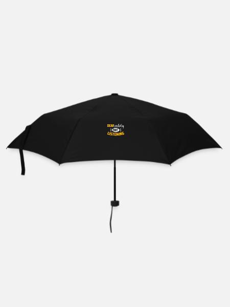 Gebärdensprache ASL Deaf Pride - Regenschirm (klein) - Schwarz