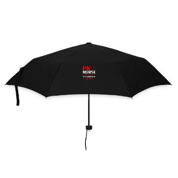 Kinderkrankenschwester PICU Krankenschwester - Regenschirm (klein) - Schwarz - Vorne