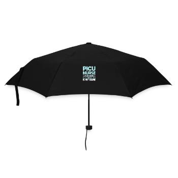 Kinderkrankenschwester PICU Krankenschwester - Regenschirm (klein) - Schwarz - Vorne