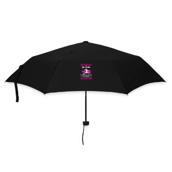 Proud gymnastics mom - Umbrella (small) - black - Front