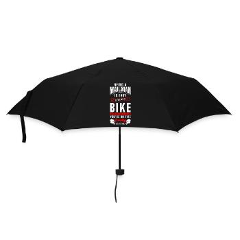 Postman Parcel service Letter deliverer Mailbox - Umbrella (small) - black - Front