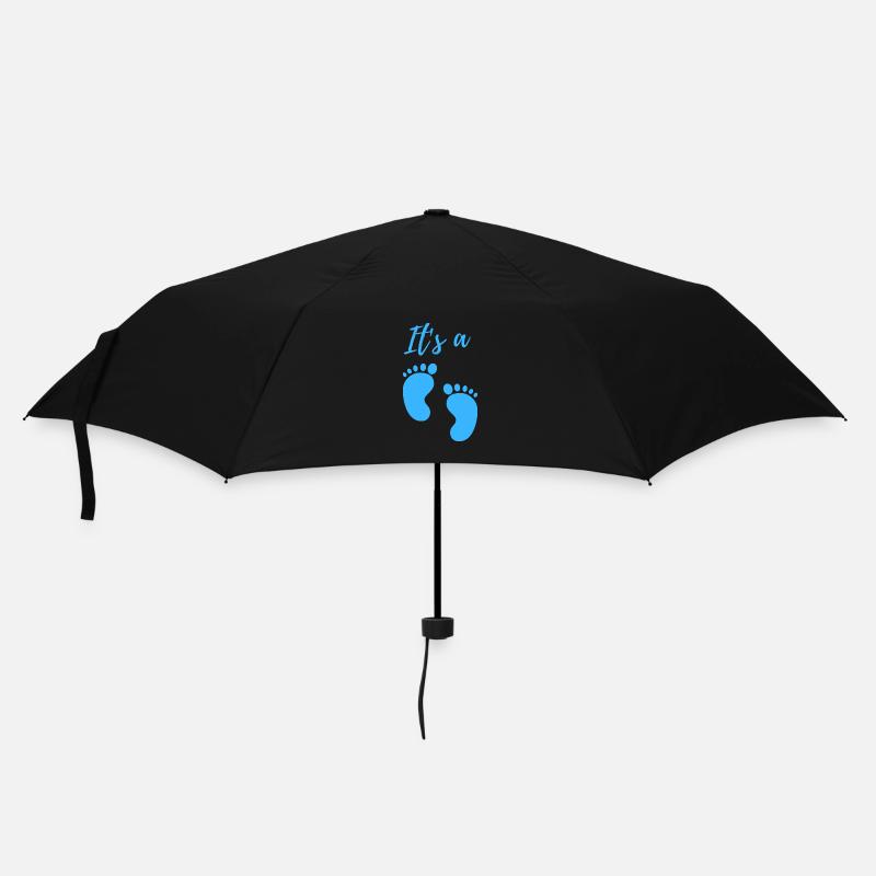 Annonce de bébé - Garçon - Grossesse - Parapluie standard - noir