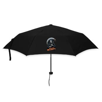 Halloween Sensenmann - Regenschirm (klein) - Schwarz - Vorne