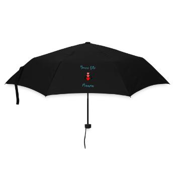 MAMIE. FÊTE DES MÈRES. BONNE FÊTE MAMIE. JE T'AIME - Parapluie standard - noir - Devant