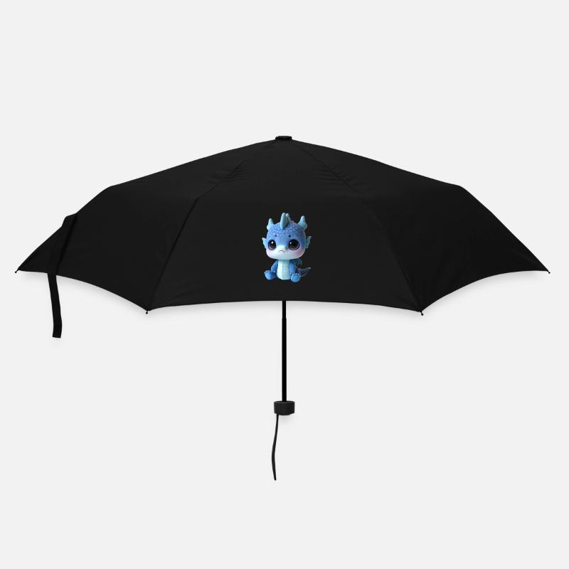 Charme en peluche dragon mignon - Parapluie standard - noir