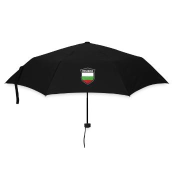 Bulgarien Schild Logo Emblem - Regenschirm (klein) - Schwarz - Vorne