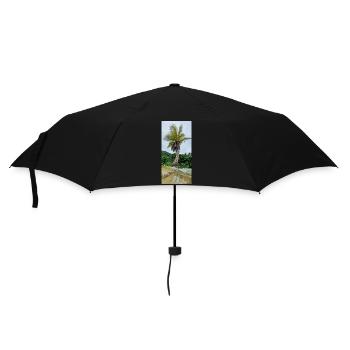 Palm Trees Turned Towards the Sky Nature - Umbrella (small) - black - Front