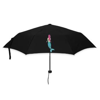 Sirène impressionniste - Parapluie standard - noir - Devant