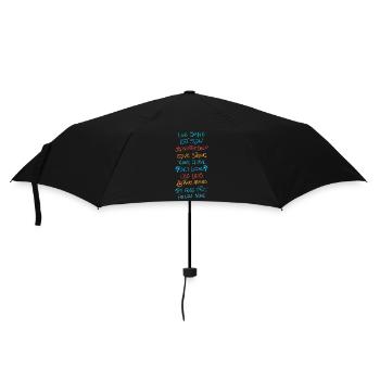 Vivre simple 2 - Parapluie standard - noir - Devant