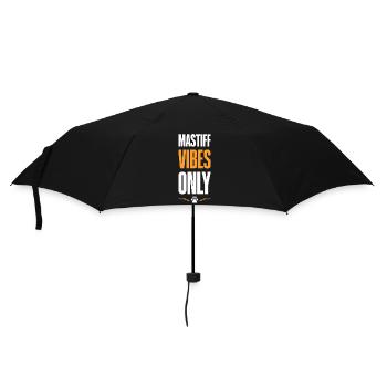 Mastiff Vibes Only - Regenschirm (klein) - Schwarz - Vorne