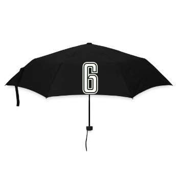 6 - Regenschirm (klein) - Schwarz - Vorne