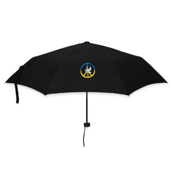 Peace Ukraine - Umbrella (small) - black - Front
