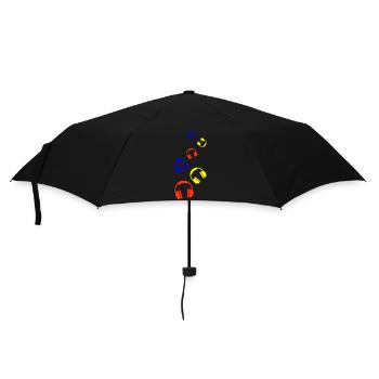 Headphone icon - Umbrella (small) - black - Front