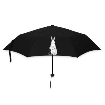 Hase Seilspringen Springseil Fitness - Regenschirm (klein) - Schwarz - Vorne