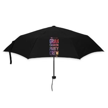 Dicton de l’équipe de fête de Gran Canaria - Parapluie standard - noir - Devant