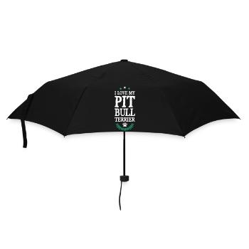 PIT_BULL_TERRIER - Regenschirm (klein) - Schwarz - Vorne