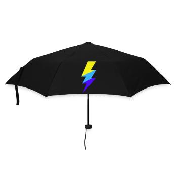 TriColor Neon Beam - Umbrella (small) - black - Front