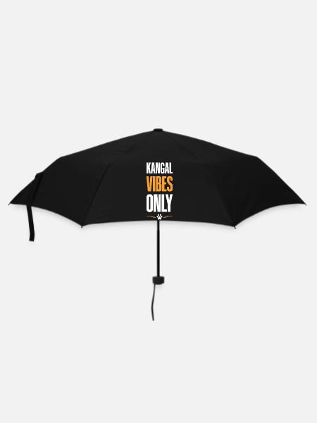Kangal Vibes Only - Regenschirm (klein) - Schwarz